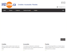 Tablet Screenshot of mdcme.ca